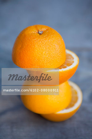 Divided oranges