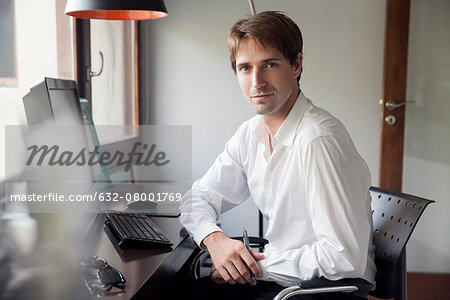 Office worker, portrait