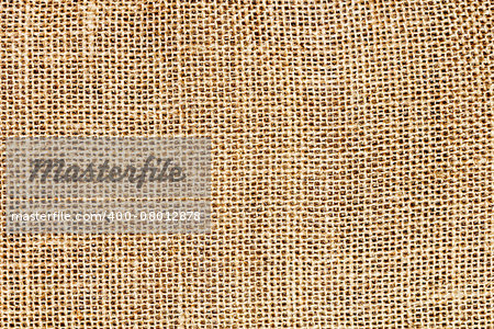 Sackcloth textured natural cloth for the background