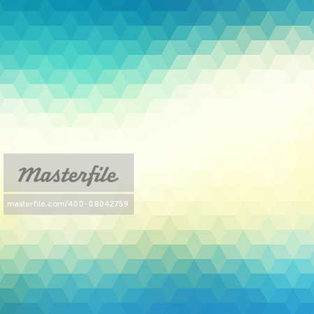 Colorful geometric background with triangles. Blurred mosaic pattern