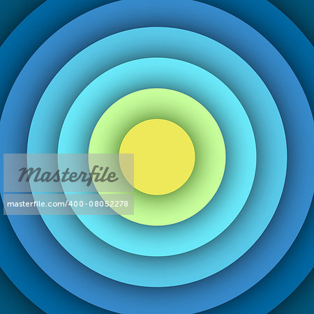 Abstract background with round layers. Vector illustration.