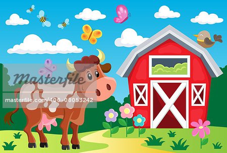 Farm topic image 2 - eps10 vector illustration.