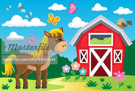 Farm topic image 3 - eps10 vector illustration.