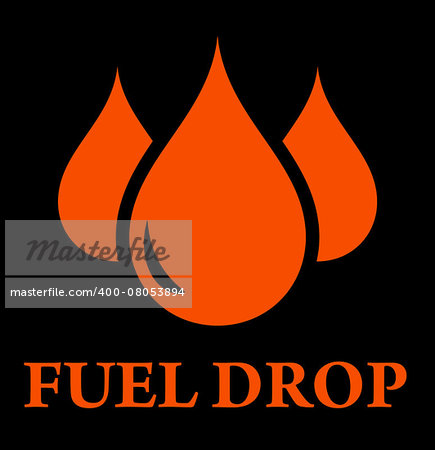 drop of fuel background for oil industry