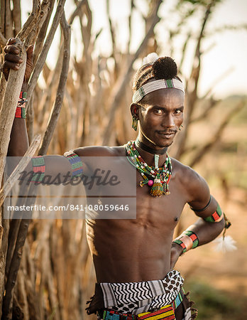 Portrait of Sabe, Hamar Tribe, Omo Valley, Ethiopia, Africa