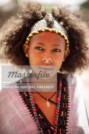 Portrait of Brtukan, Lalibela, Ethiopia, Africa