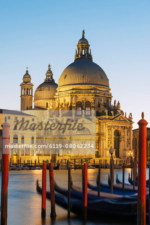 Basilica di Santa Maria della Salute on the Grand Canal, Venice, UNESCO World Heritage Site, Veneto, Italy, Europe