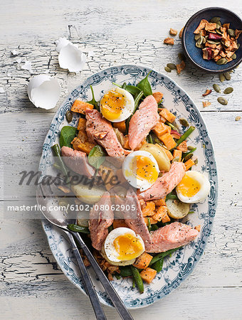 Meat dish with eggs Meat dish with eggs