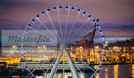 Seattle Great Wheel, Seattle, Washington, USA