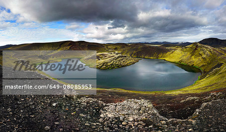 Veidivotn Lake, Highlands of Iceland