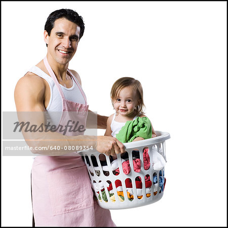 father and young daughter