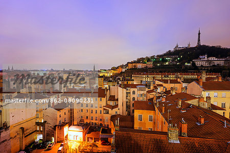 Europe, France, Rhone-Alpes, Lyon, city view, Unesco