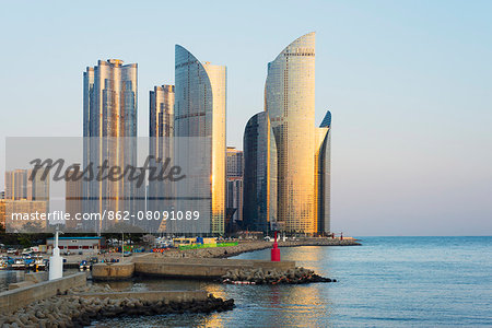 Asia, Republic of Korea, South Korea, Busan, city skyline