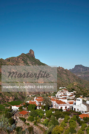 Tejeda and Roque Bentayga, Gran Canaria, Canary Islands, Spain