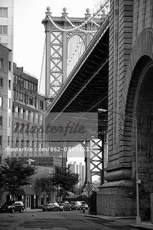 USA, New York, Brooklyn, DUMBO, Manhattan Bridge