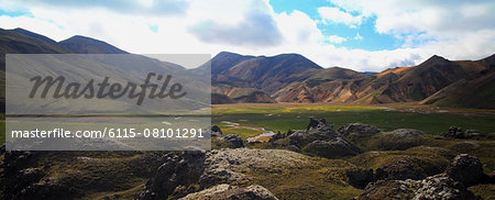 Mountain scenery, Landmannalaugar, Iceland Mountain scenery, Landmannalaugar, Iceland