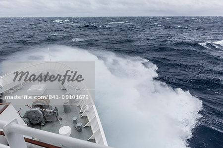 The Lindblad Expeditions ship National Geographic Explorer in the Gerlache Strait, Antarctica, Polar Regions