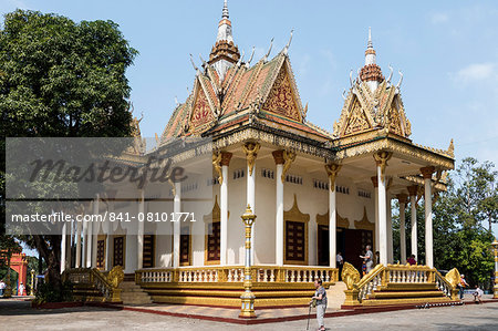 Wat Krom (Intra Ngean Pagoda), Sihanoukville, Cambodia, Indochina, Southeast Asia, Asia