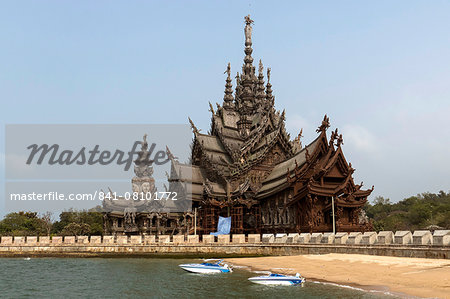 Sanctuary of Truth, Pattaya, Thailand, Southeast Asia, Asia