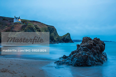 Llangrannog Beach, Ceredigion (Cardigan), West Wales, Wales, United Kingdom, Europe