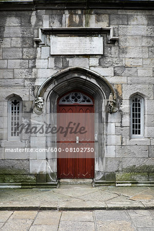 Close-up of doorway, Dublin Castle, Dublin, Republic of Ireland