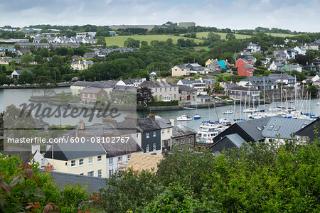 Scenic view of fishing town of Kinsale, Republic of Ireland