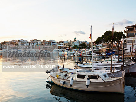 Harbor of Cala Ratjada, Majorca, Balearic Islands, Spain