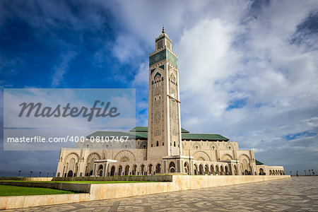 Casablanca, Morroco at Hassan II Mosque.