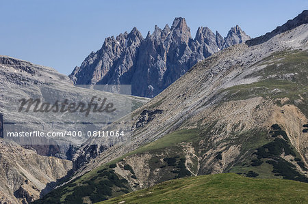 Mountains around Tre Cime di Lavaredo - Dolomites, Italy