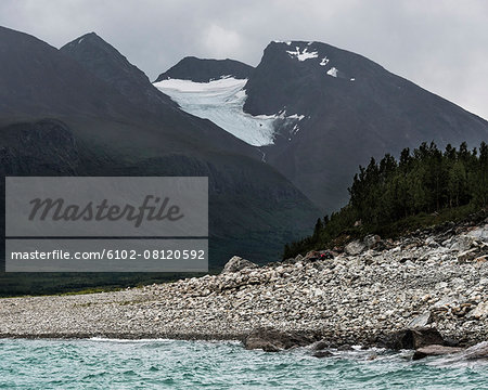 Lake in mountains