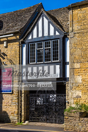 Close-up of antique store, Bourton-on-the-Water, Gloucestershire, The Cotswolds, England, United Kingdom