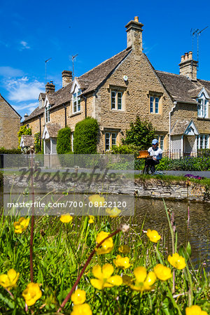 Lower Slaughter, Gloucestershire, The Cotswolds, England, United Kingdom Lower Slaughter, Gloucestershire, The Cotswolds, England, United Kingdom