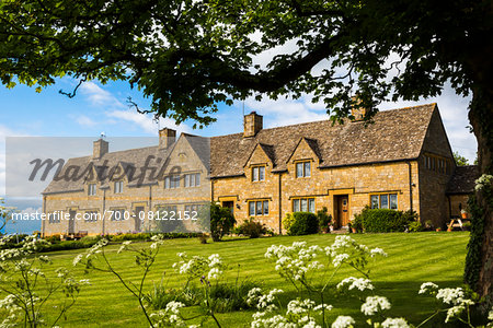 Manor house, Stanton, Gloucestershire, The Cotswolds, England, United Kingdom