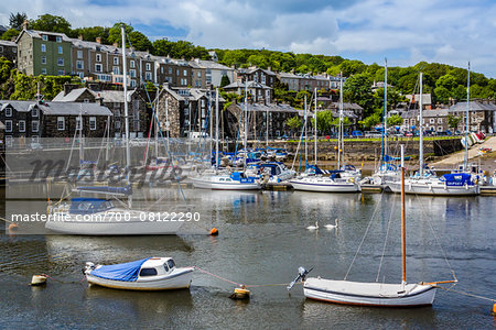 Porthmadog Harbour, Porthmadog, Gwynedd, Wales, United Kingdom