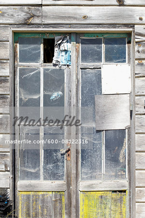 Close-up of Door of Fisherman's Cottage, Arcachon, Gironde, Aquitaine, France Close-up of Door of Fisherman's Cottage, Arcachon, Gironde, Aquitaine, France
