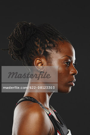 Female Athlete, Focused
