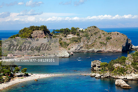 Italy, Sicily, province of Messina, Taormina, Isola Bella