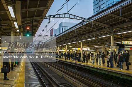 Japan, Tokyo City, Akihabara Station, early morning