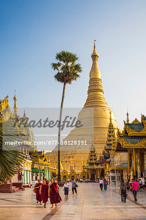 Myanmar, Yangon City,Shwedagon Pagoda,