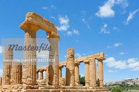 Italy. Sicily. Valley of the Temples. The Temple of Juno