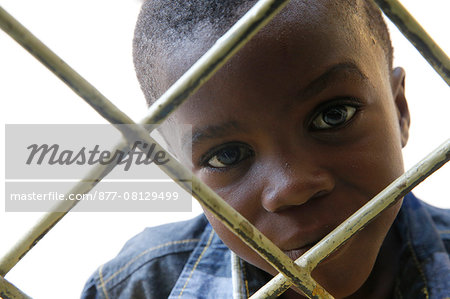 African boy. Brazzaville. Congo.