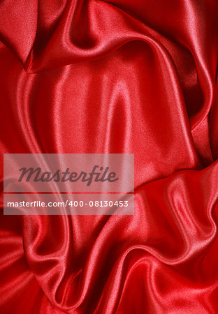 Smooth elegant red silk can use as background