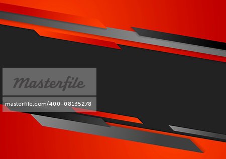 Abstract corporate dark tech background. Vector design