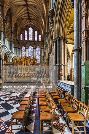Interior of Ely Cathedral, Ely, Cambridgeshire, England, United Kingdom