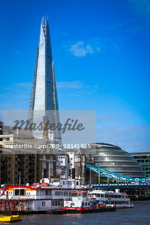 The Shard and Tower Bridge, London, England, United Kingdom The Shard and Tower Bridge, London, England, United Kingdom