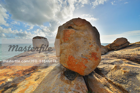 Granite Boulders on Coast, Horseshoe Bay, Bowen, Queensland, Australia