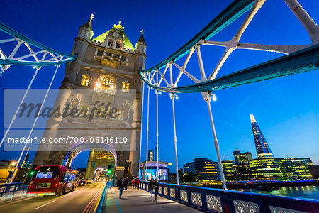 London Bridge at Dusk, London, England, United Kingdom London Bridge at Dusk, London, England, United Kingdom