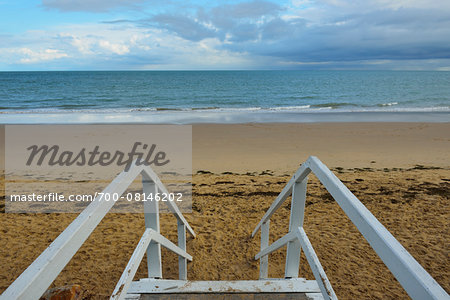 Wooden Staicase to Beach, Hervey Bay, Queensland, Australia