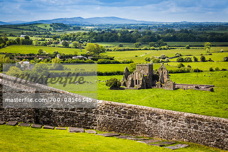 Hore Abbey, a ruined Cistercian monastery near the Rock of Cashel, Cashel, County Tipperary, Ireland