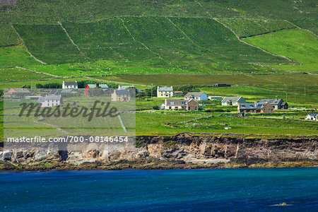 Scenic, coastal view, Glashabeg, Slea Head Drive, Dingle Peninsula, County Kerry, Ireland